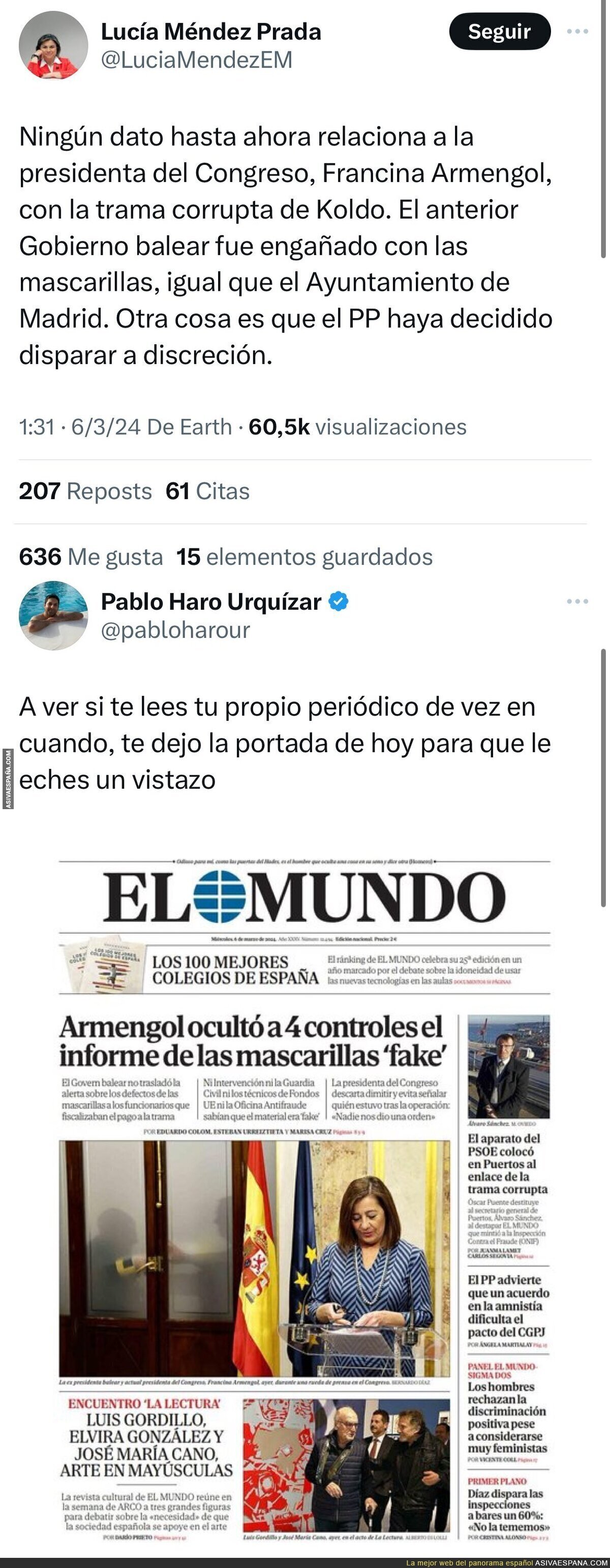 El nivel de periodismo de Lucía Méndez es lamentable