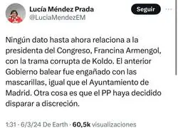 El nivel de periodismo de Lucía Méndez es lamentable