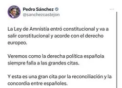 Así es como Pedro Sánchez ha cambiado de opinión