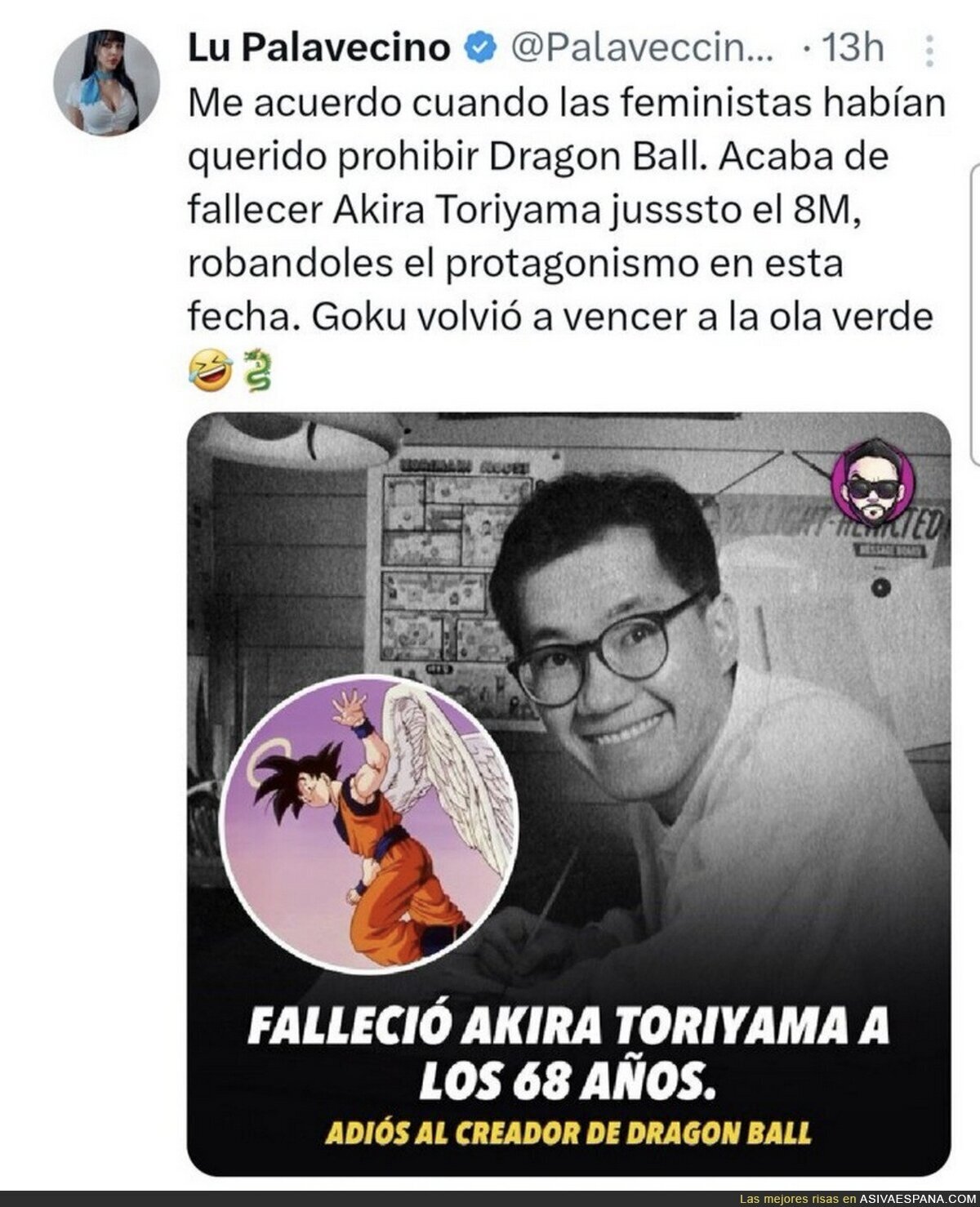 Goku ganó al feminismo