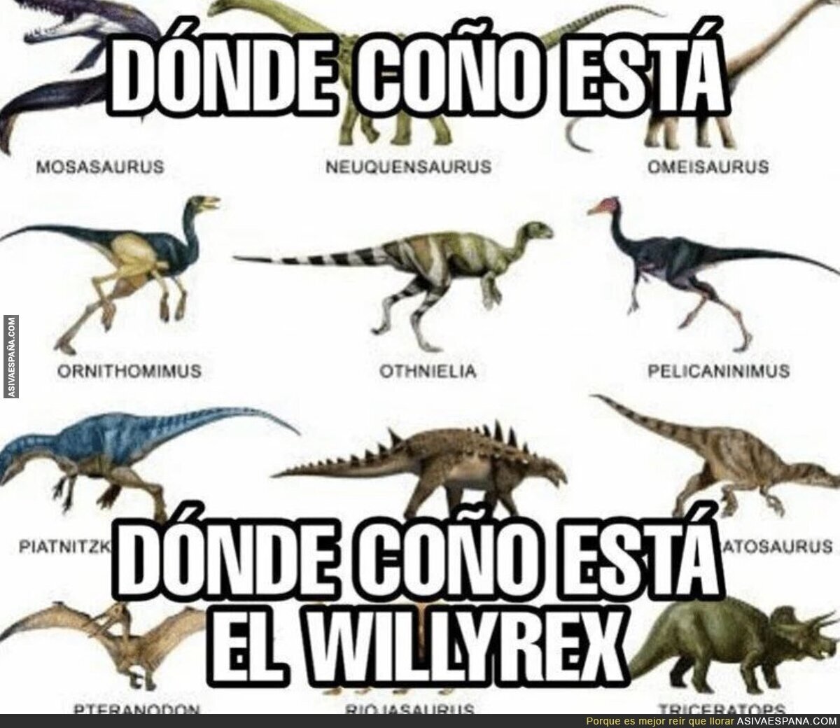 Una especie desconocida