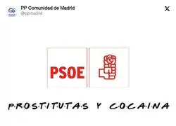 El lamentable mensaje del PP de Madrid hacia el PSOE