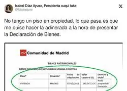 Un peque&ntilde;o desliz de Ayuso