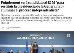 Puigdemont se presenta a las elecciones catalanas