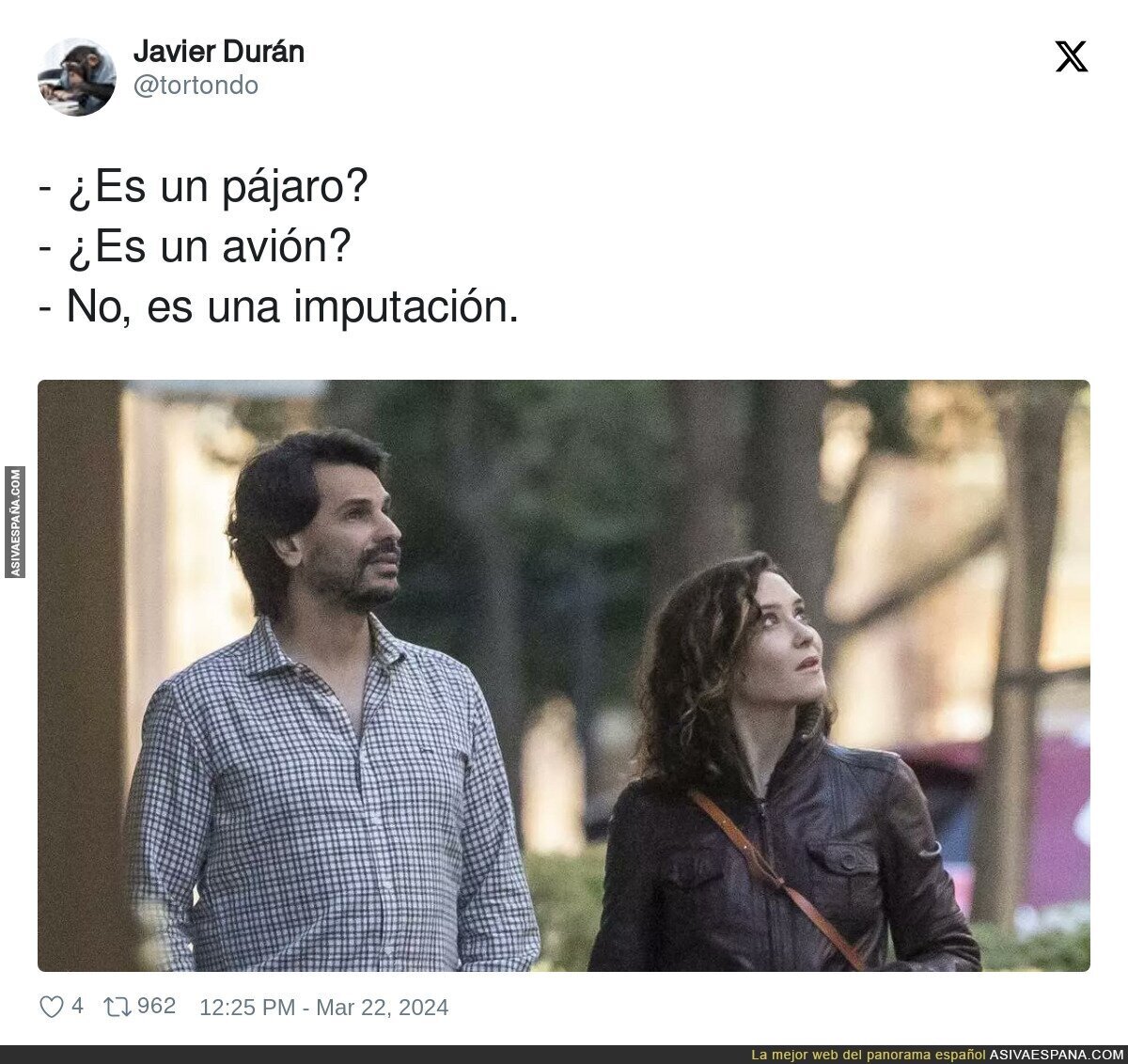 Lo que hay sobre Ayuso y su novio