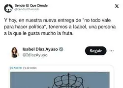 Isabel Díaz Ayuso no tiene escrúpulos
