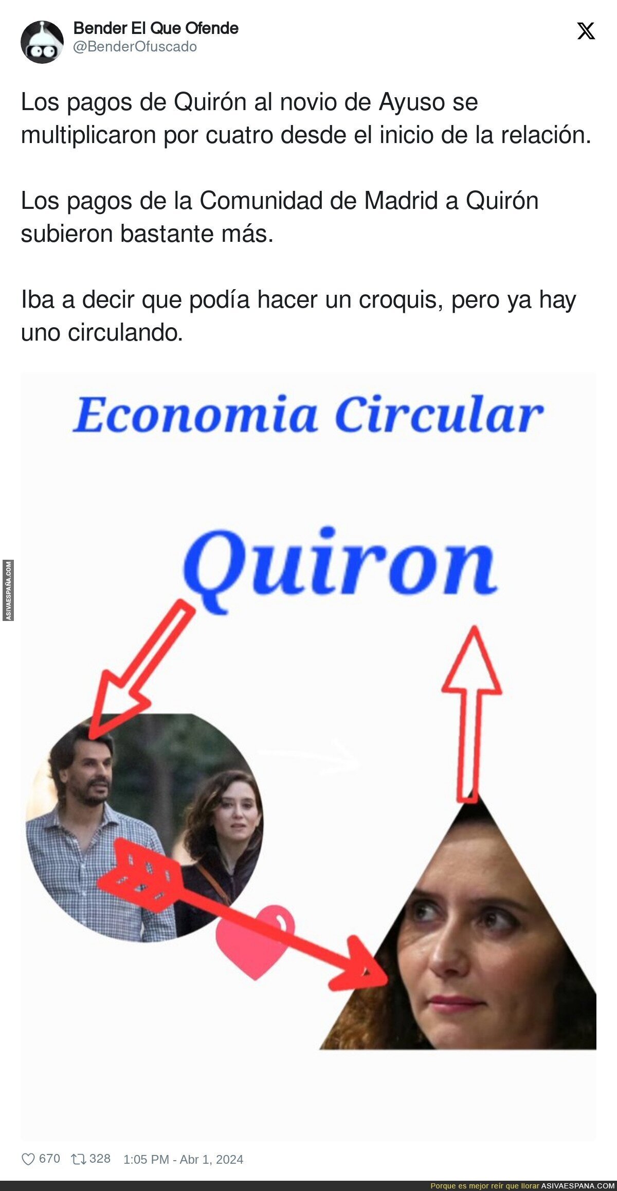 No es muy complicado lo de Ayuso y su pareja