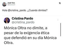 Cristina Pardo sigue sin pronunciarse