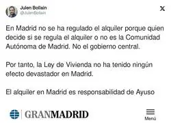 No se puede vivir en Madrid