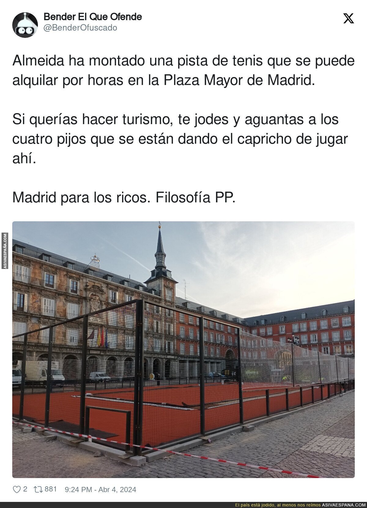 Bienvenidos al Madrid de la derecha