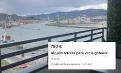 Brutal: Alquilan la terraza para ver La Gabarra y se lleva una buena respuesta