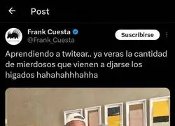 A Frank no le gustan las bromitas