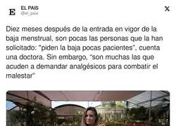 La realidad de la baja por menstruaci&oacute;n