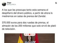 El despilfarro que hay en Madrid