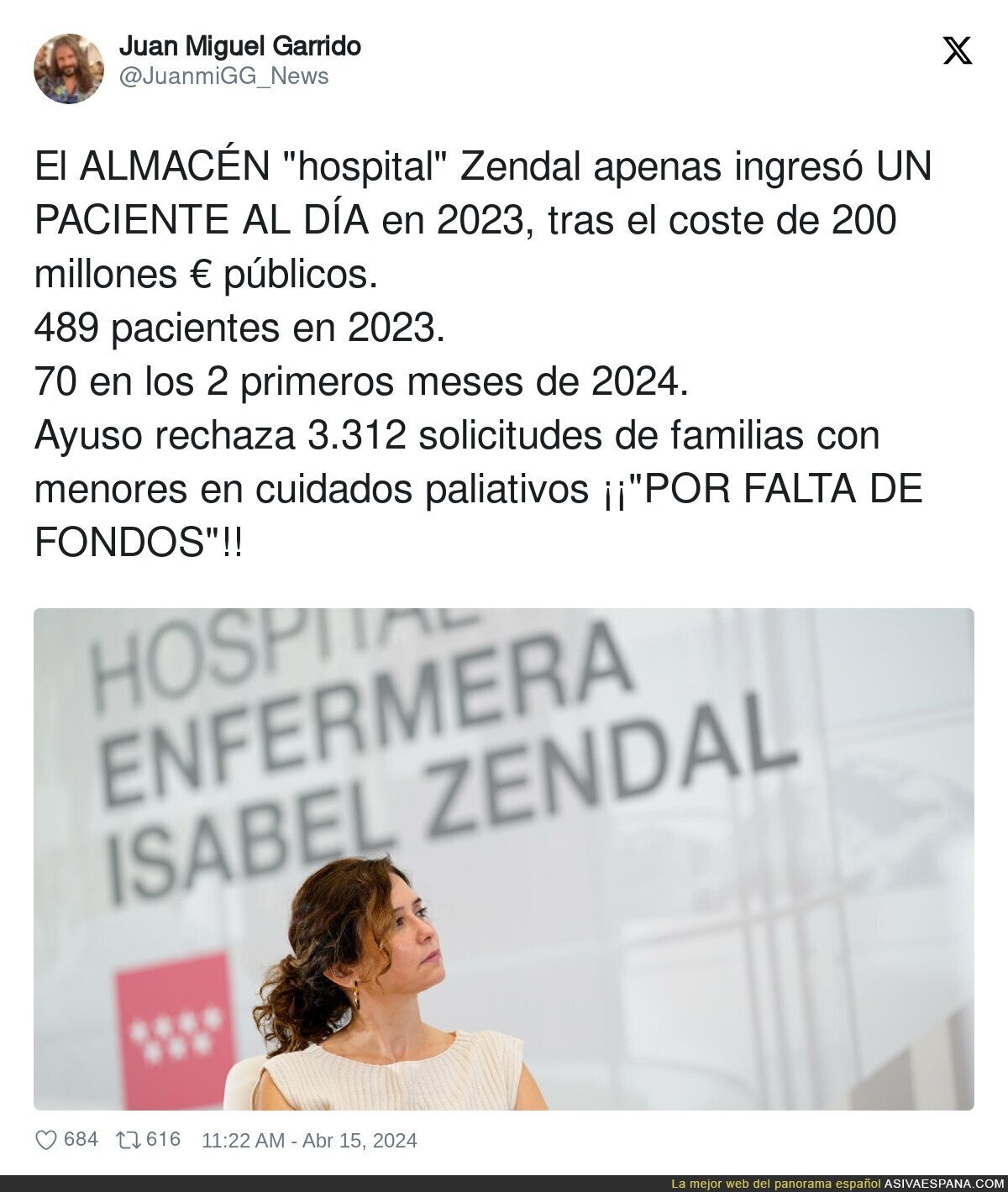 Ya conocemos el desastre del Hospital Isabel Zendal en números
