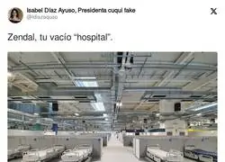 Ambiente tranquilo en el Hospital de Ayuso