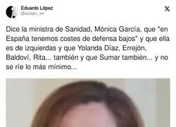 Es mejor reírse con Mónica García