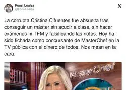 Todos los escándalos de Cristina Cifuente tienen premio