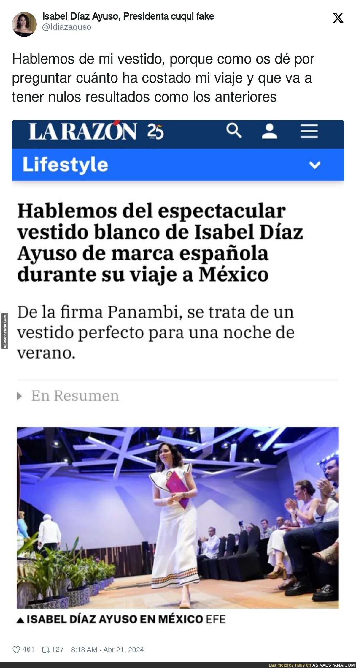 El polémico viaje de Isabel Díaz Ayuso a México