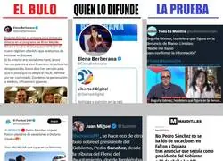 ¿Bulos de la fachosfera? un día tras el comunicado de Sánchez?? NO PUEDE SER!!!!