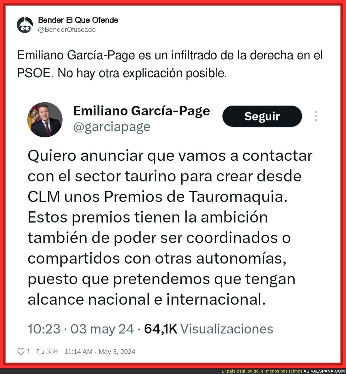 Bien raro lo de Emiliano García-Page