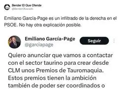 Bien raro lo de Emiliano García-Page