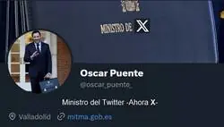 Oscar Puente, Ministro de Transportes y Asuntos de Twitter
