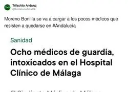 Los médicos de Andalucía en situación límite