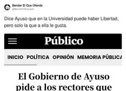 La libertad que le gusta a Ayuso