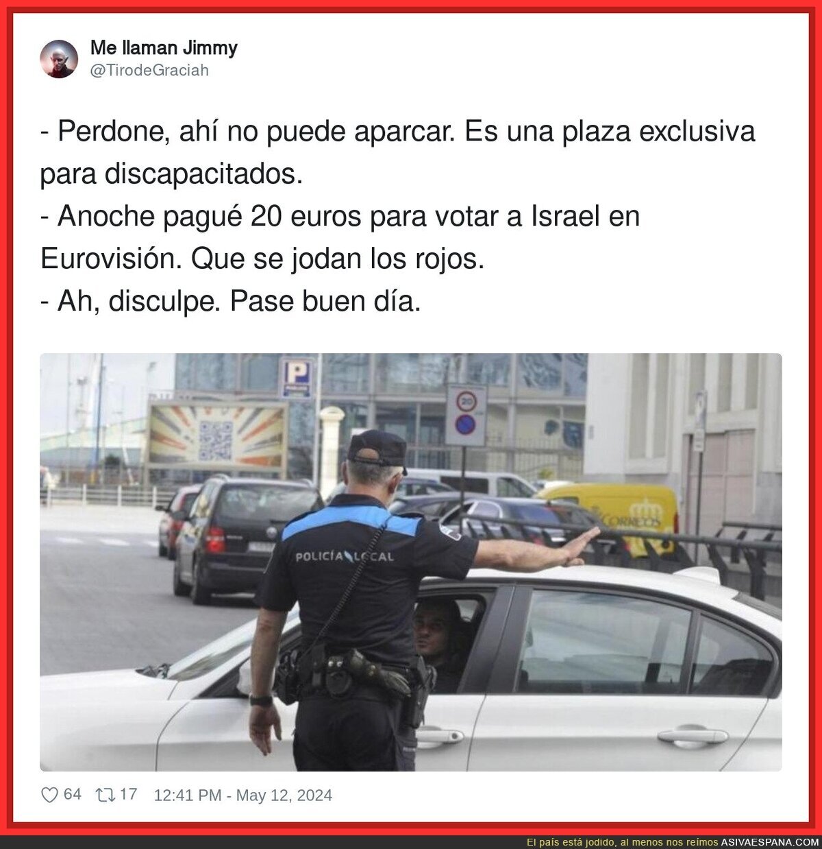 Lugar especial para aparcar