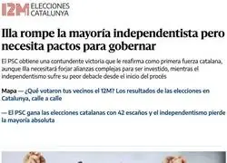 Así han quedado las elecciones en Catalunya