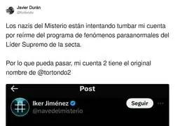 Algo me dice que Iker Jiménez no ha pillado el mensaje