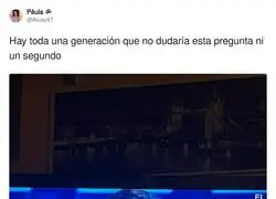 Una pregunta muy fácil para una generación