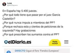 Preguntas que tengo sobre el juez García Castellón