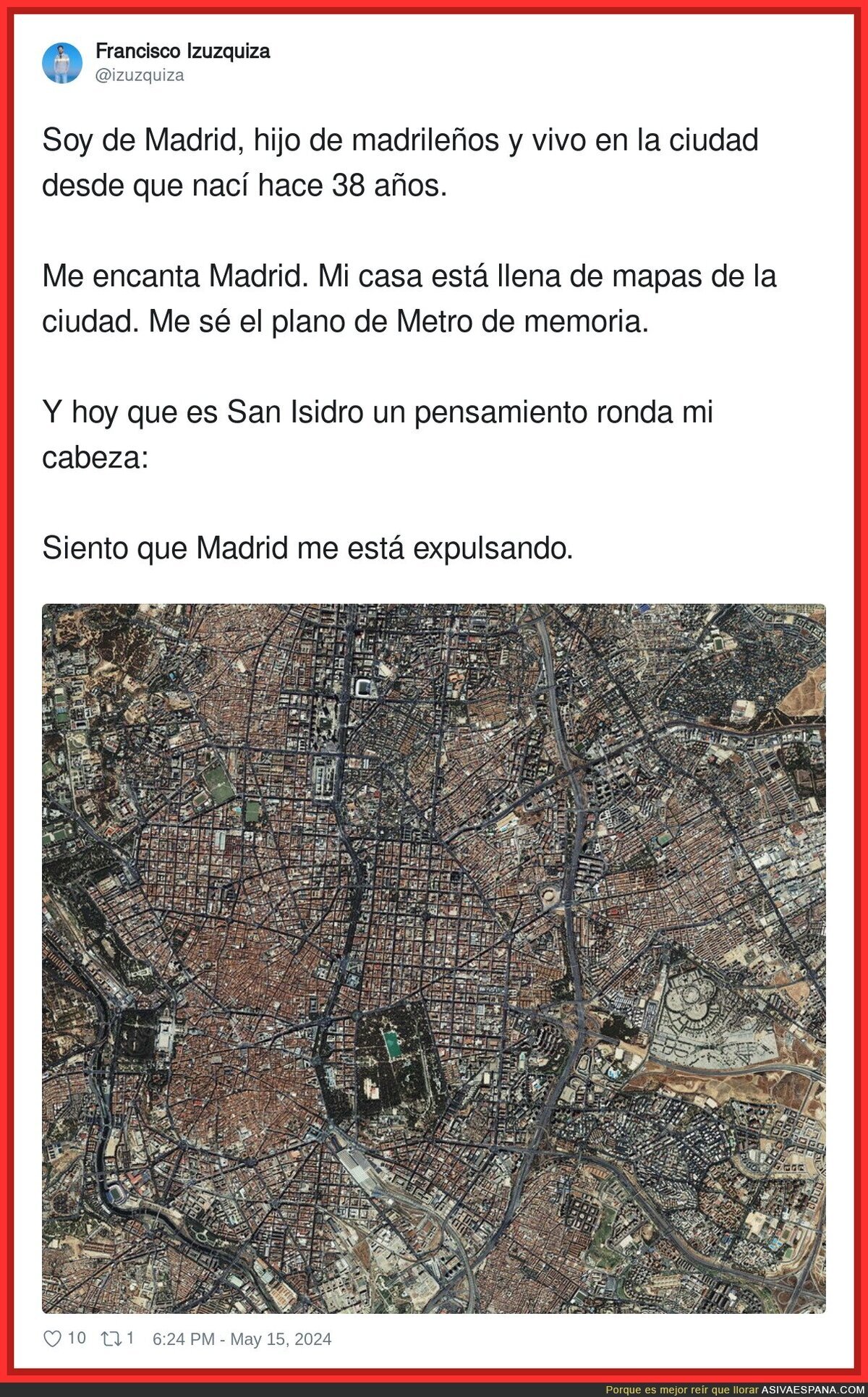 Madrid está expulsando a la gente