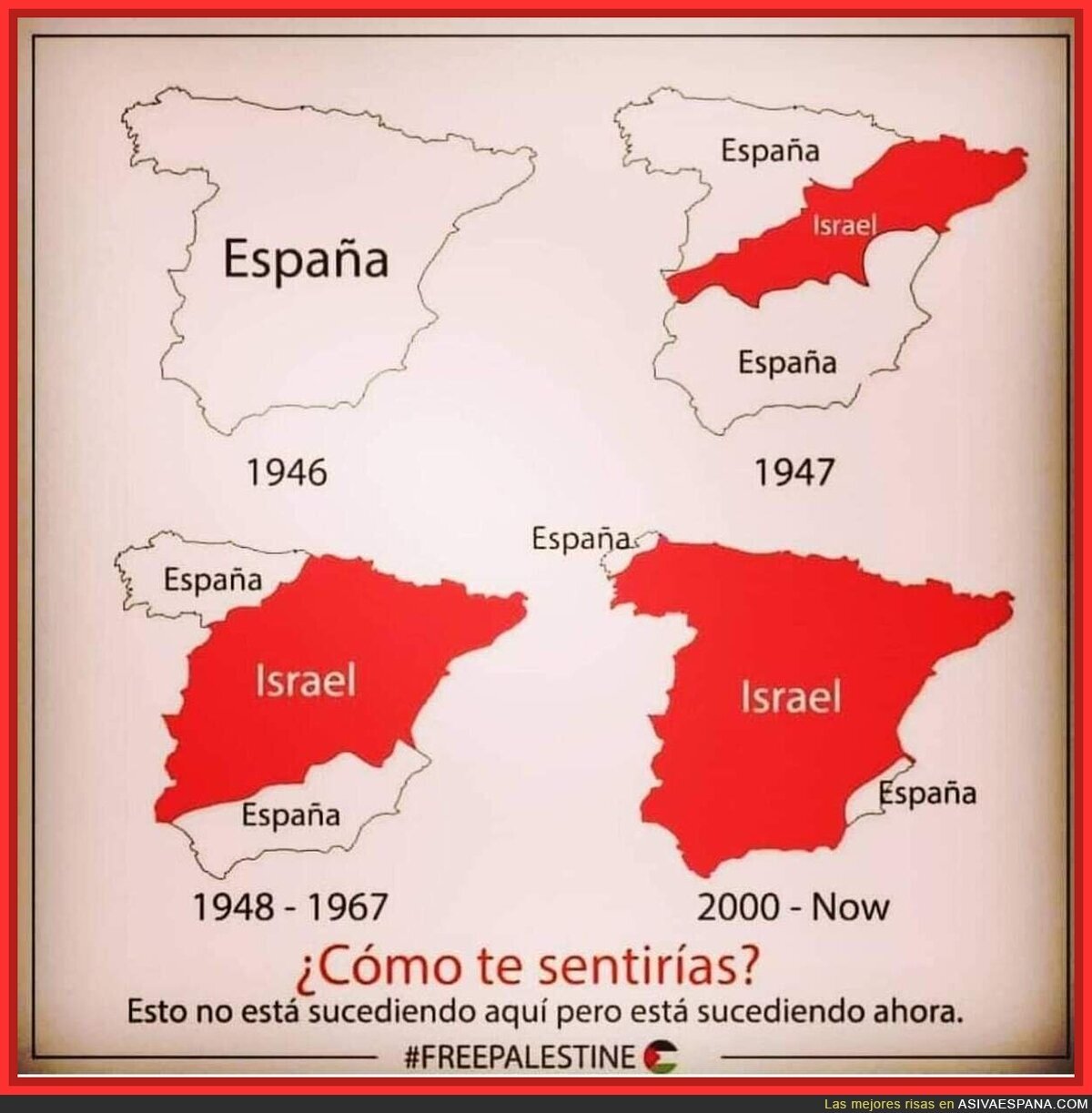 Aqui Israel defendiendose de España