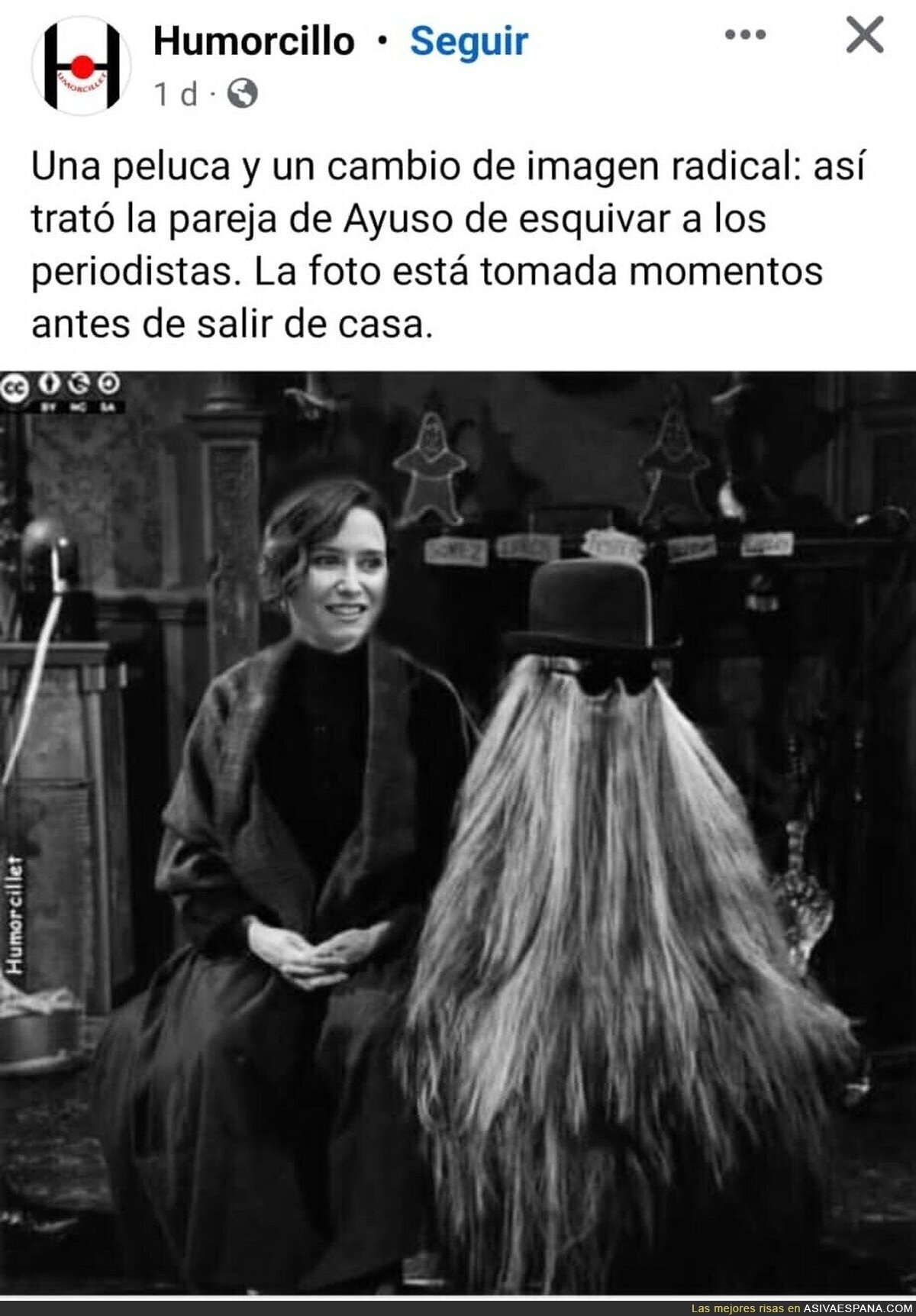 Se le va a caer el pelo