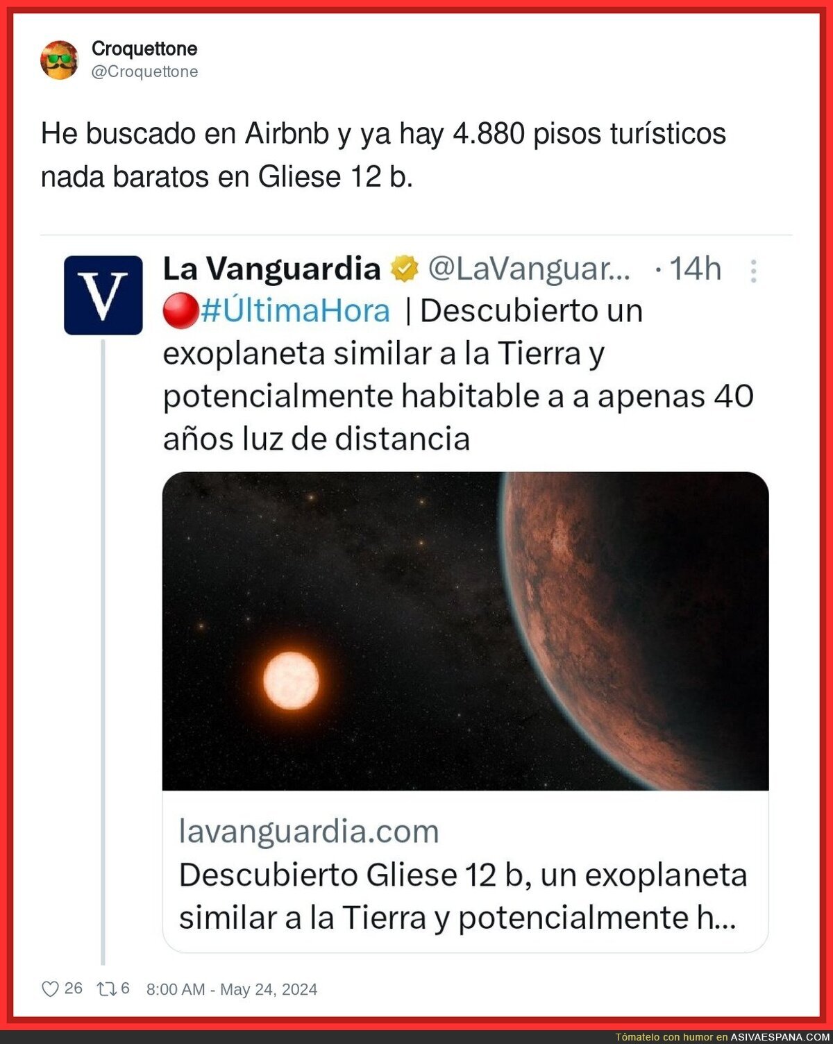 Es cuestión de tiempo