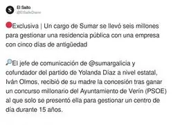 La pillada a este cargo de Sumar