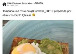 El desayuno repugnante que hace Pablo Iglesias en su bar