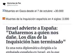 Israel ha superado de sobras a la Inquisición