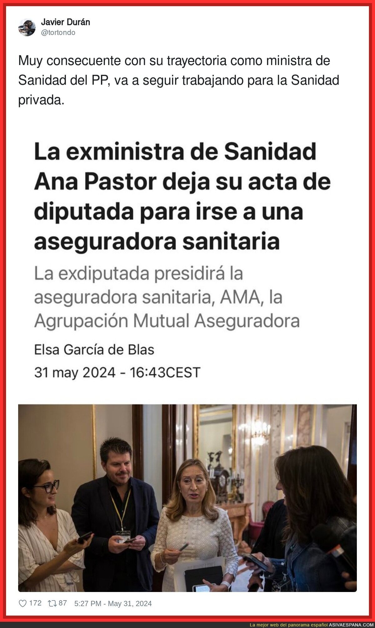 Muy típico de la gente del PP