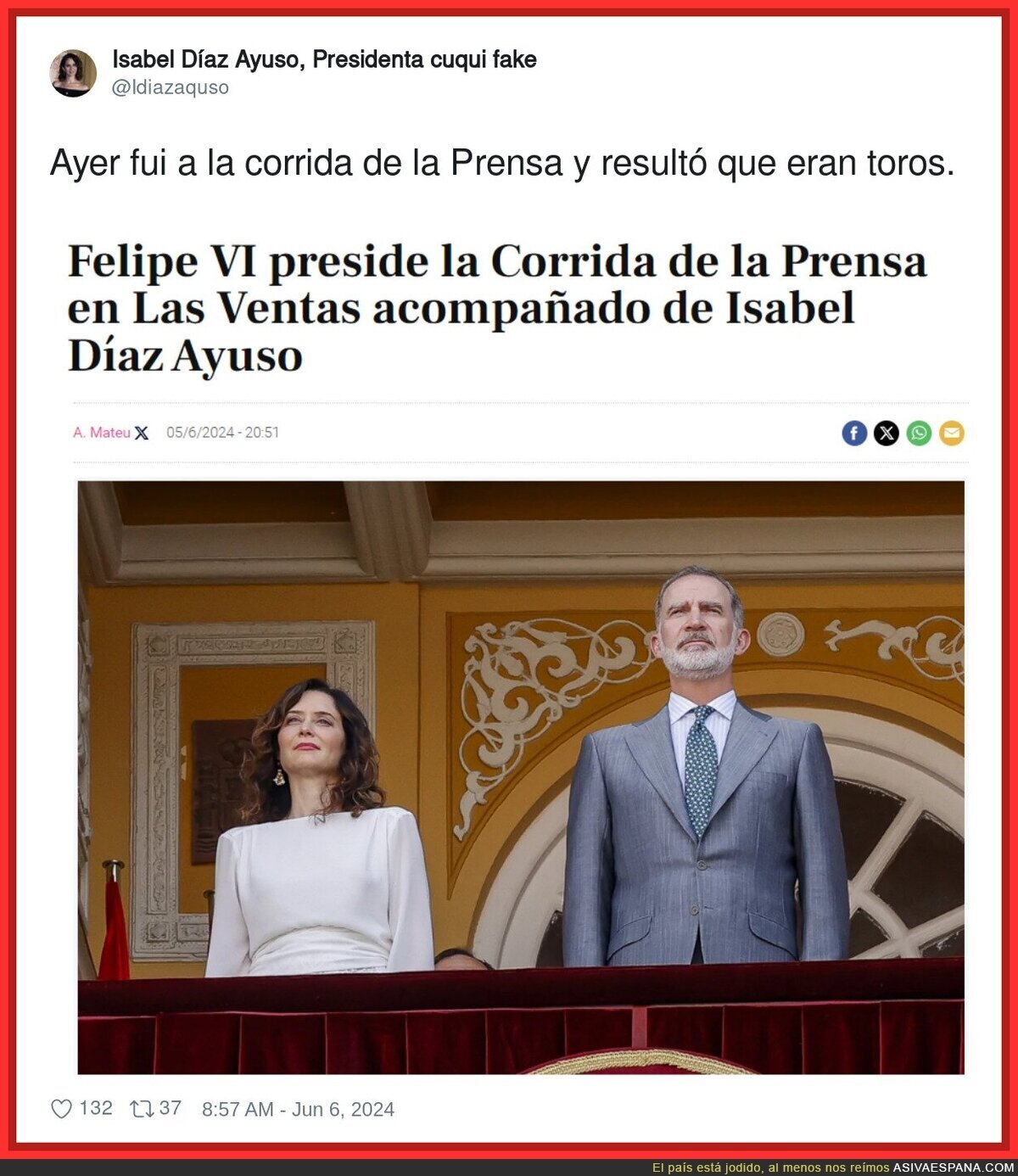 Decepción total de Ayuso