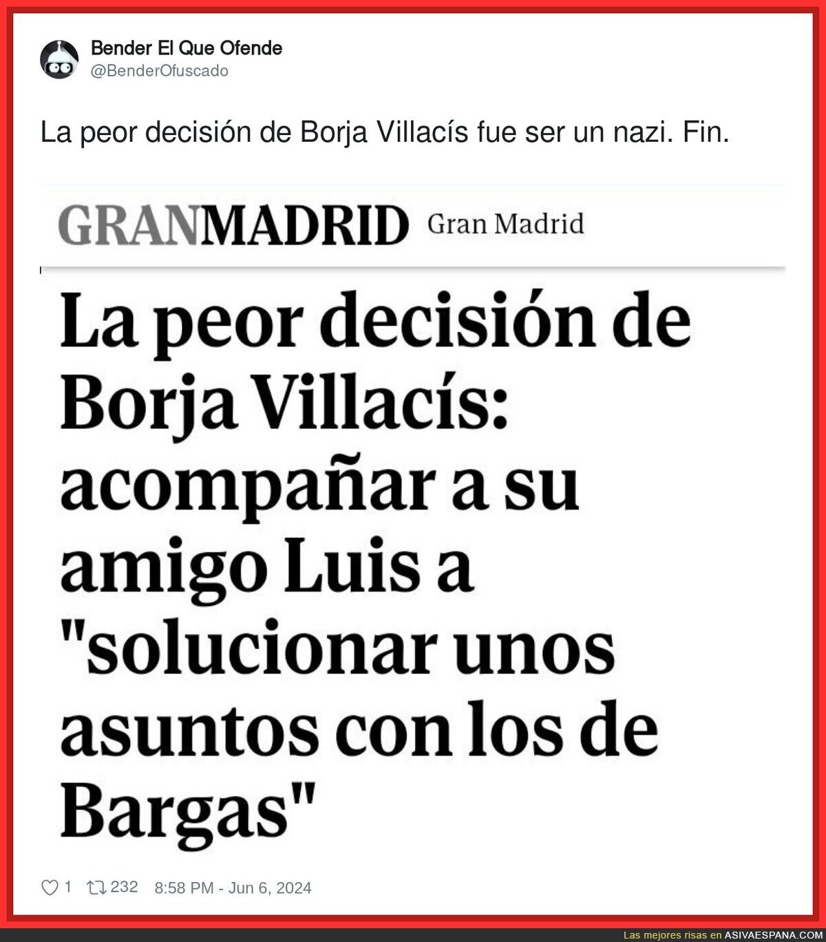 La peor decisión de Borja Villacís