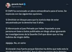 HASTA AHÍ PODIAMOS LLEGAR:  ¿¿CUESTIONAR EL CGPJ??