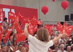 Las surrealistas fiestas que se montan en los mitin del PSOE