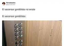 Un ascensor bien peligroso