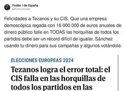 Tezanos se ha superado