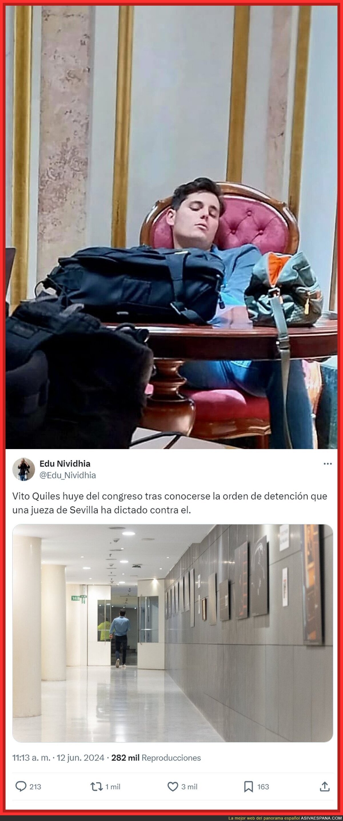 Se Acabó La Siesta para Vito Quiles