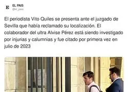 Vito Quiles entrando al juzgado de Sevilla